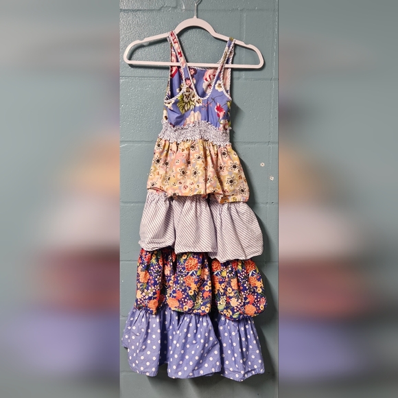 Matilda Jane Blue and Pink Floral Dress Sz10 - Picture 4 of 12